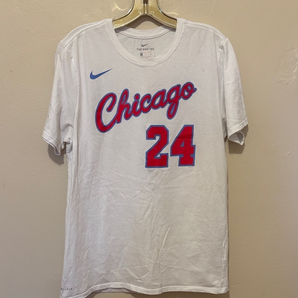 Nike White Chicago 24 Men's Tee